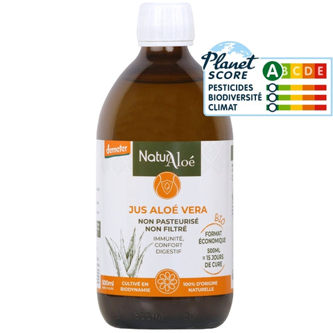 Jus d'aloé vera bio demeter (non filtré, non pasteurisé) - 1