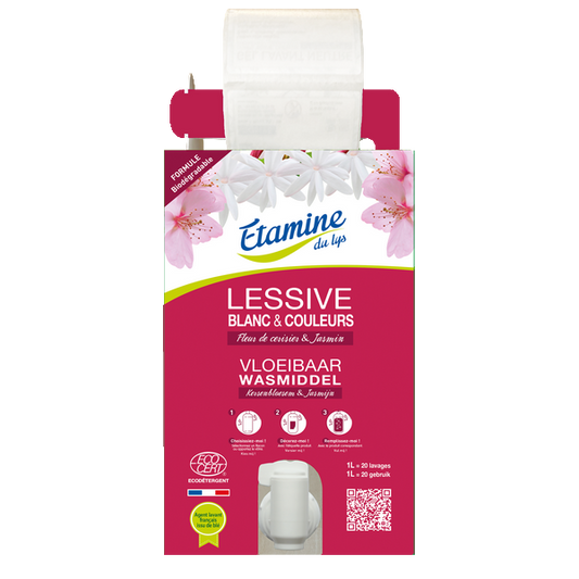 Etamine Du Lys -- Lessive fleur de cerisier-jasmin Vrac (bib nu) - 10 kg