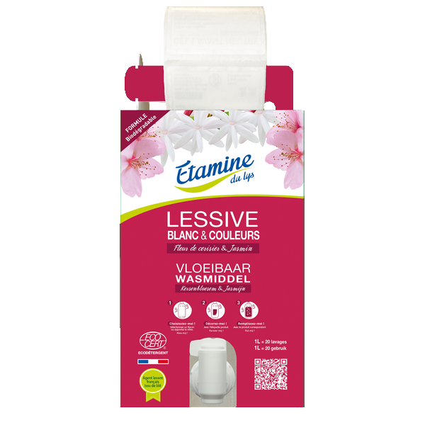 Etamine Du Lys -- Lessive fleur de cerisier-jasmin Vrac (bib nu) - 10 kg