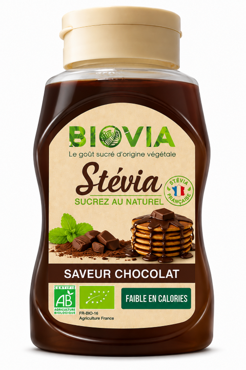 Biovia -- Stévia liquide chocolat bio - 290 mL