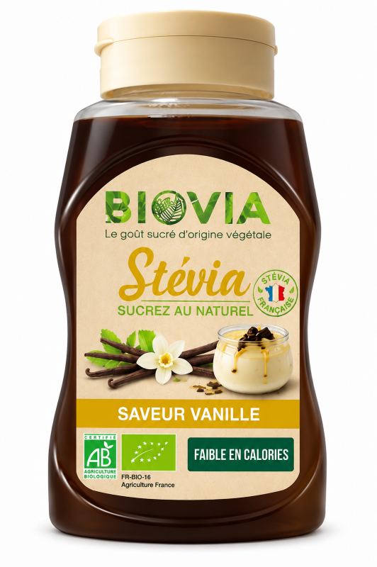 Biovia -- Stévia liquide vanille bio - 290 mL
