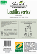 Lentilles vertes Bio Equitables - 2