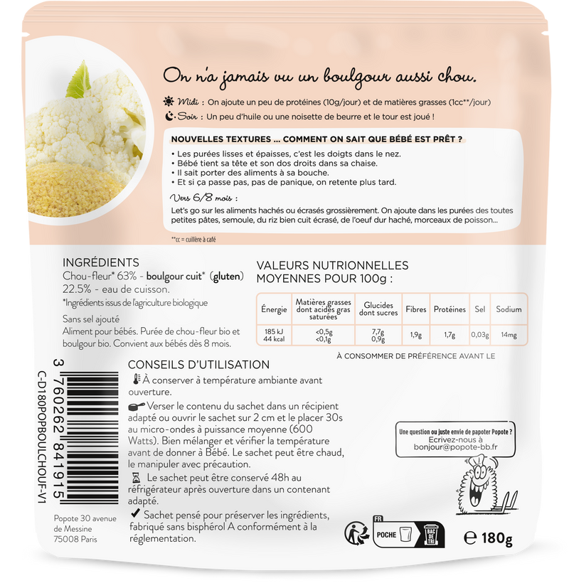 Les moulinés chou-fleur boulgour - 2