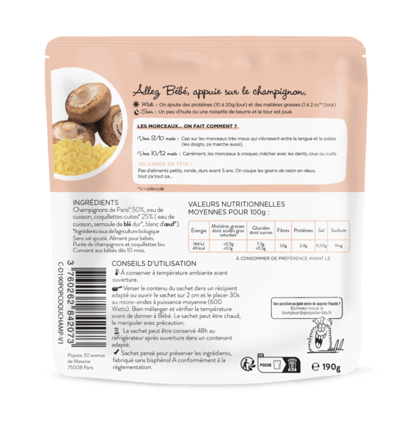 Les petits morceaux champignons et coquillettes - 2