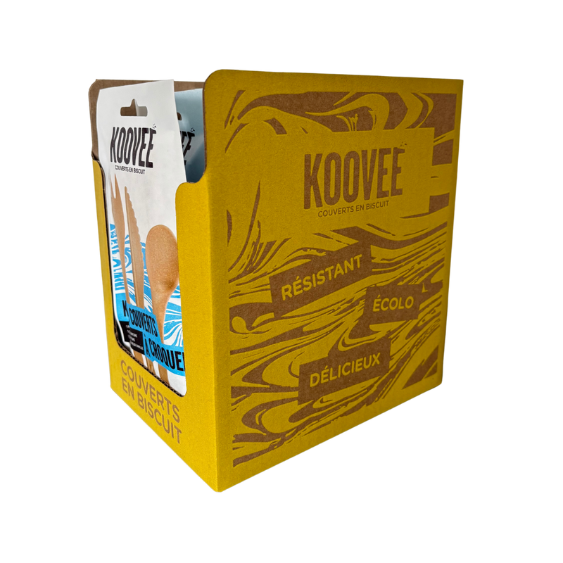 Lot de 3 couverts à croquer bio nature et vanille (prêt à vendre) - 1