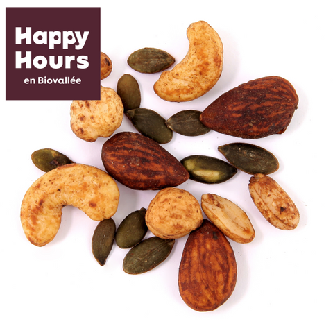 Happy Hours En Biovallée -- DDM 02.2026 Mélange apéro tamari bio Vrac - 5 kg