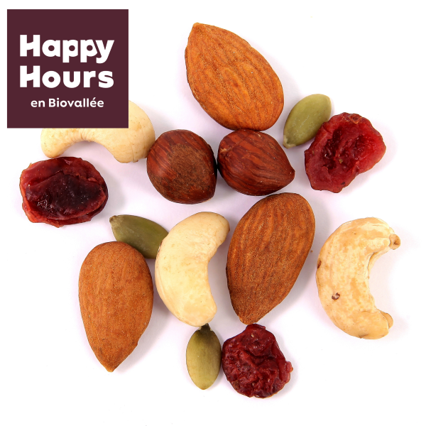 Happy Hours En Biovallée -- Mélange énergie cranberry bio Vrac - 5 kg