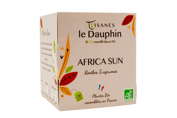 Tisanes Le Dauphin -- Rooïbos bio africa sun - 20 infusettes