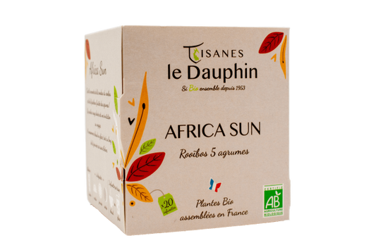 Tisanes Le Dauphin -- Rooïbos bio africa sun - 20 infusettes