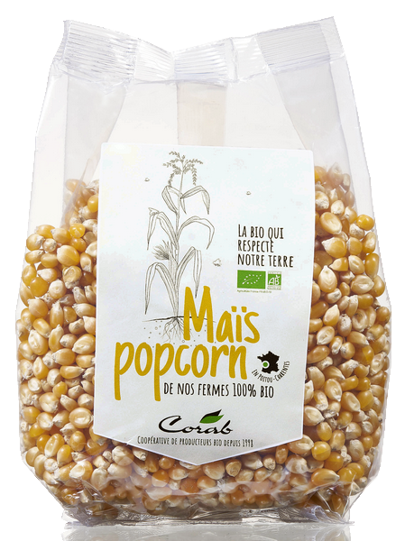 Maïs popcorn Bio Equitable en France - 1