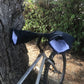 Manchons guidon droit vélo adulte bleu marine (anti froid anti pluie) - 2