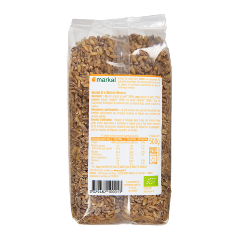 Mélange 4 céréales précuites bio - 2