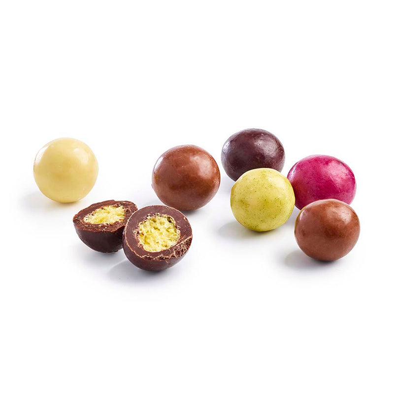 Mélange de billes de maïs enrobées de chocolat bio - 1