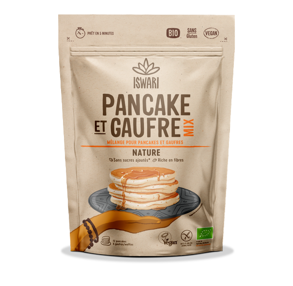 Mélange instantané pour pancake et gaufre nature - 1