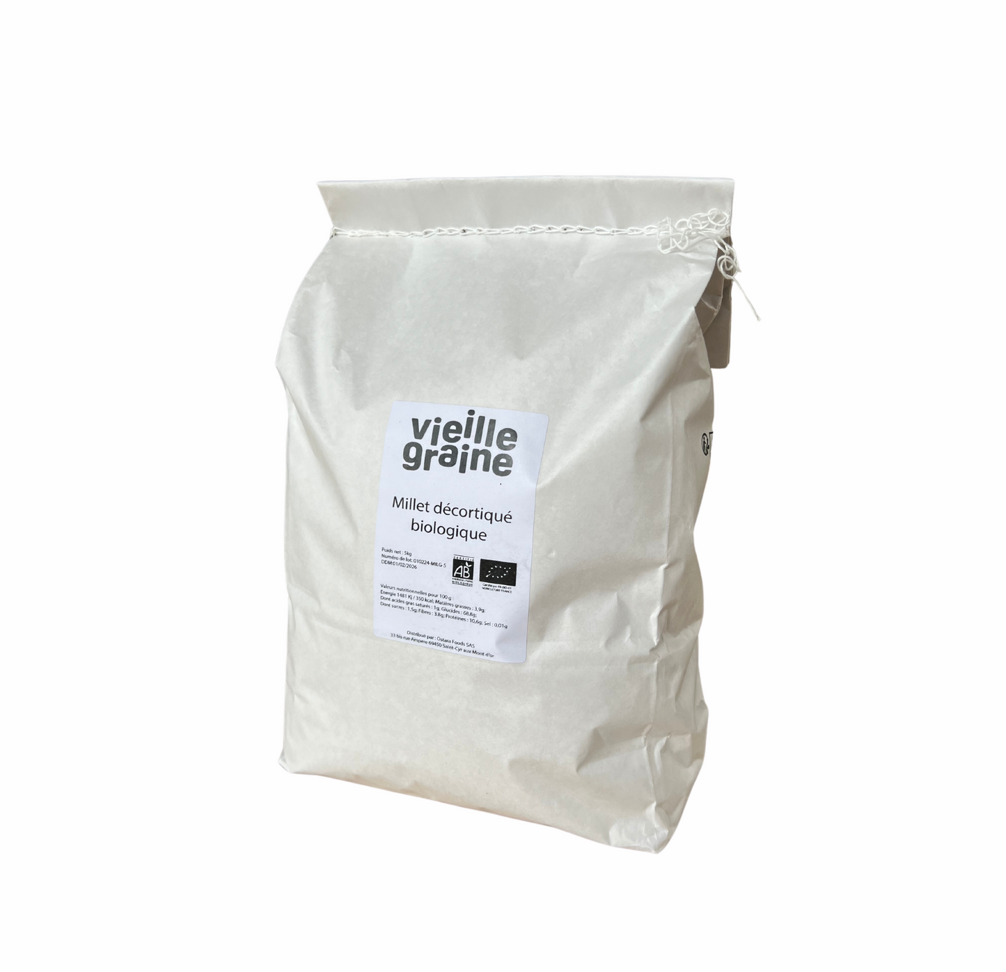 Vieille Graine -- Graines de millet en vrac Vrac - 5 kg