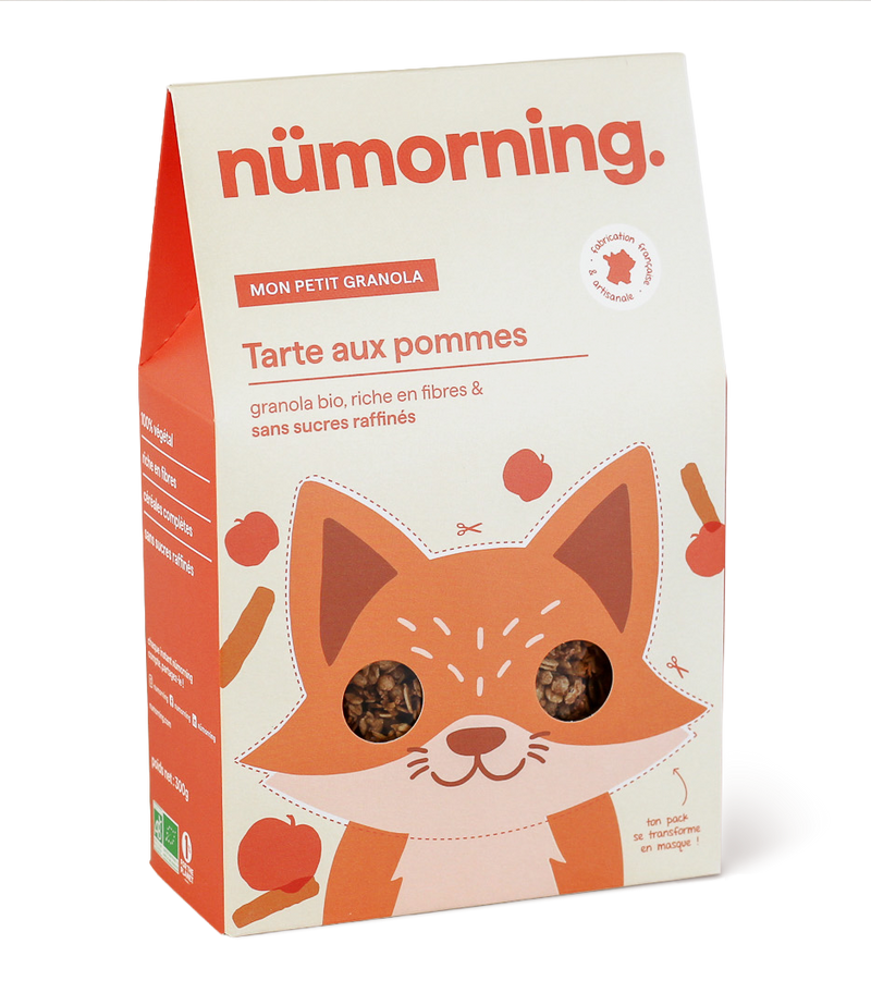 Mon petit granola tarte aux pommes bio - 1
