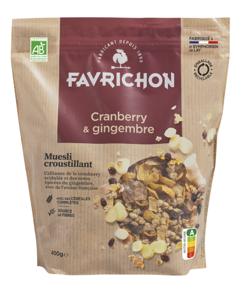 Muesli croustillant cranberry & gingembre - 1