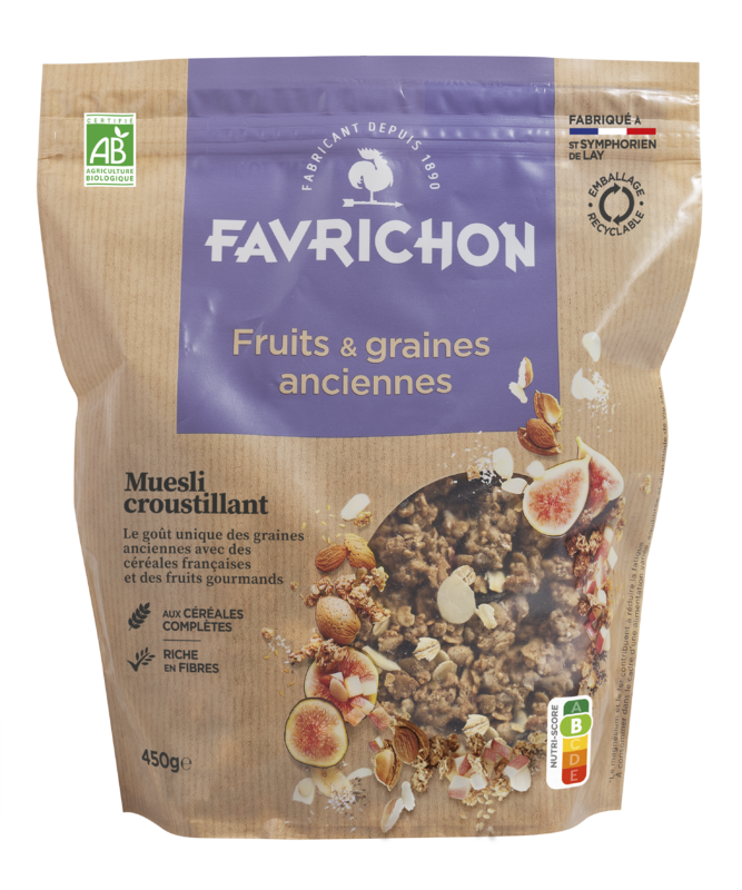 Muesli croustillant fruits & graines anciennes - 1