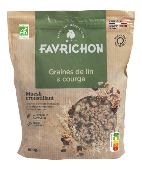 Muesli croustillant graines de lin & courges - 1