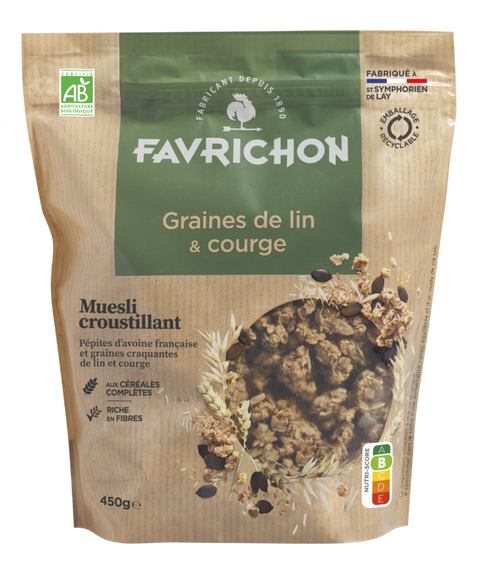 Muesli croustillant graines de lin & courges - 1