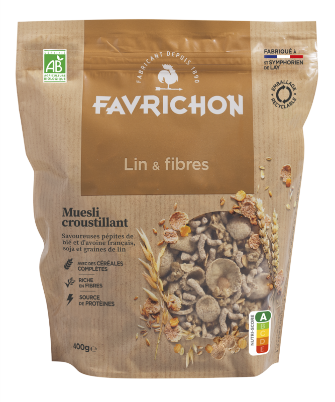 Muesli croustillant lin & fibres - 1