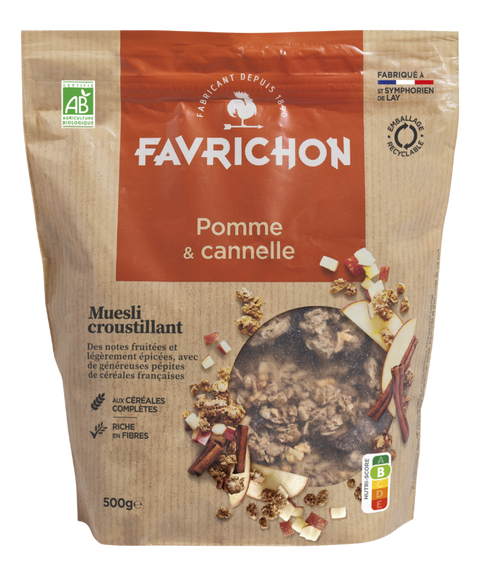 Muesli croustillant pomme & cannelle - 1