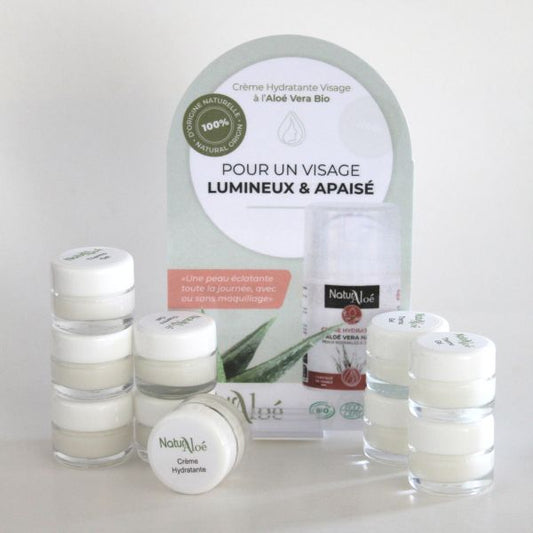 Naturaloé -- Testeurs et stop rayon Crème hydratante visage bio