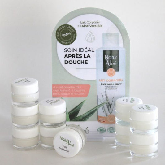 Naturaloé -- Testeurs et stop rayon Lait corporel bio