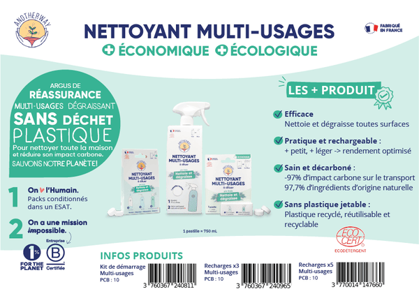 Nettoyant multi usages en pastille (kit de démarrage) - 3