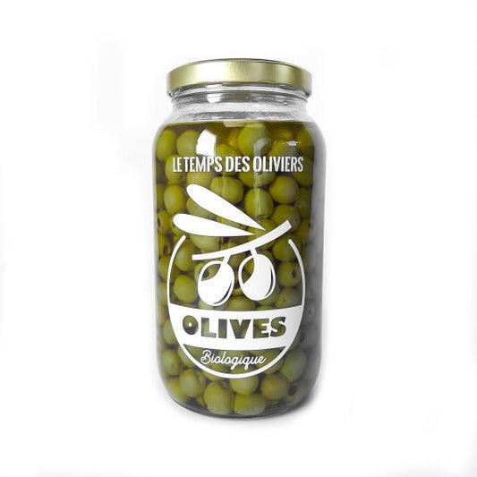 Le Temps Des Oliviers -- Olives nocellara dénoyautées bio Vrac (origine Italie) - 2.6 kg
