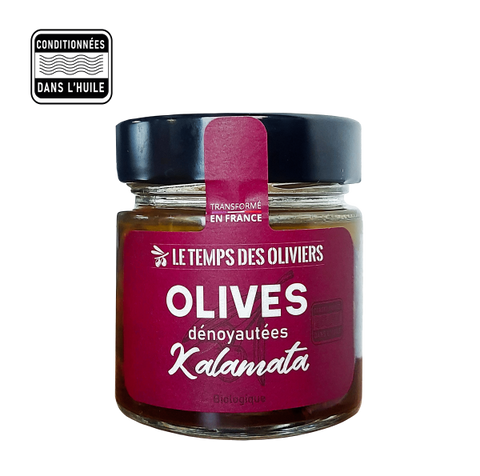 Olives kalamata dénoyautées bio (dans huile) - 1