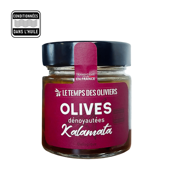 Olives kalamata dénoyautées bio (dans huile) - 1
