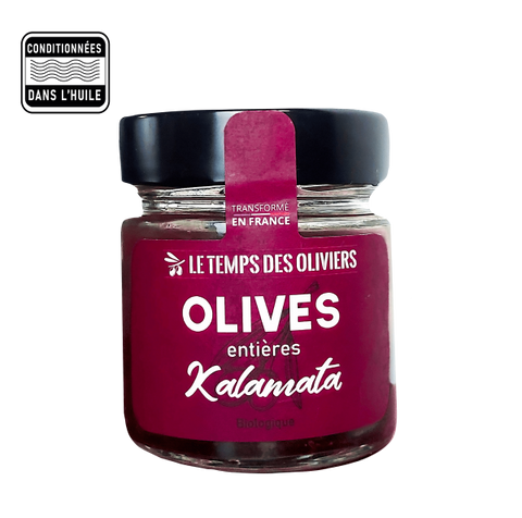Olives kalamata entières bio (dans huile) - 1