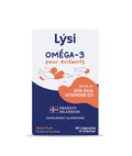 Lysi -- Oméga 3 enfant à mâcher (goût fruits) (origine Islande) - 60 capsules de 600mg