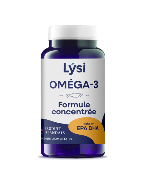 Lysi -- Omega 3 capital forme (origine Islande) - 60 gélules de 1000 mg
