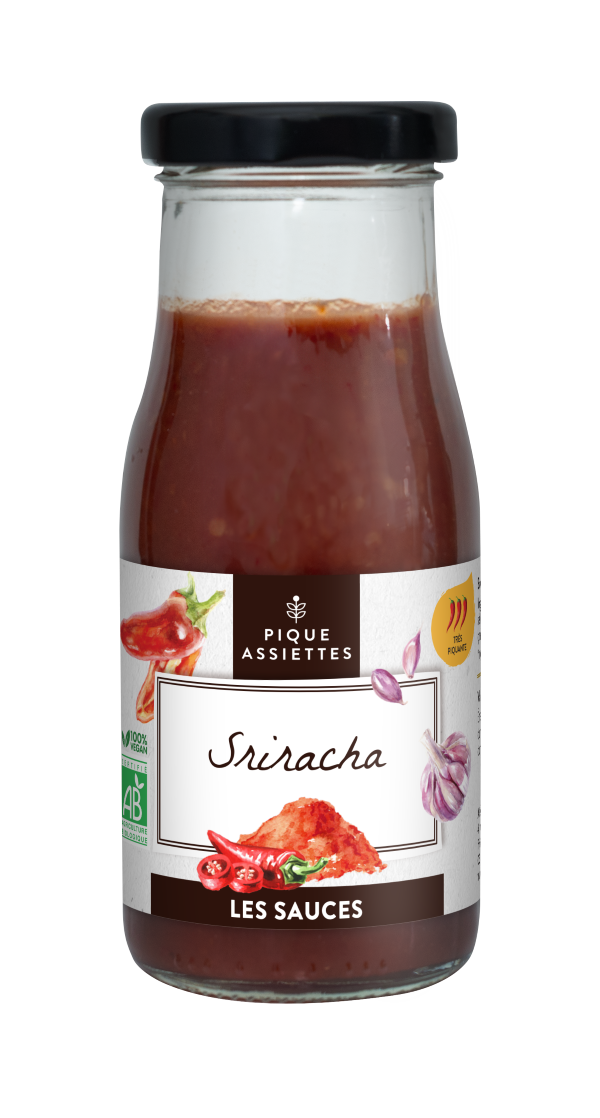 Pique Assiettes -- Sauce sriracha bio - 130 ml