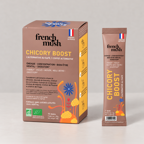 French Mush -- Chicory boost bio (aux champignons fonctionnels) 10 dosettes - 50 g