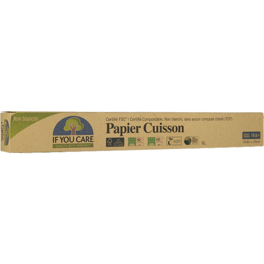 If You Care -- Papier cuisson nb fsc - 19,8 m x 33 cm