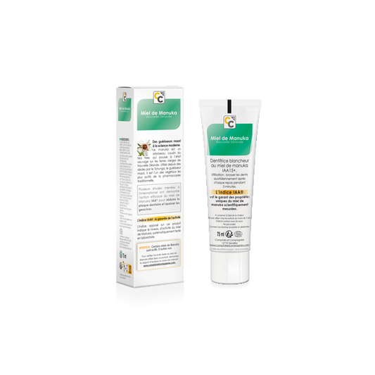 Comptoirs & Compagnies -- Dentifrice blancheur au miel de manuka iaa15+ - 75 ml