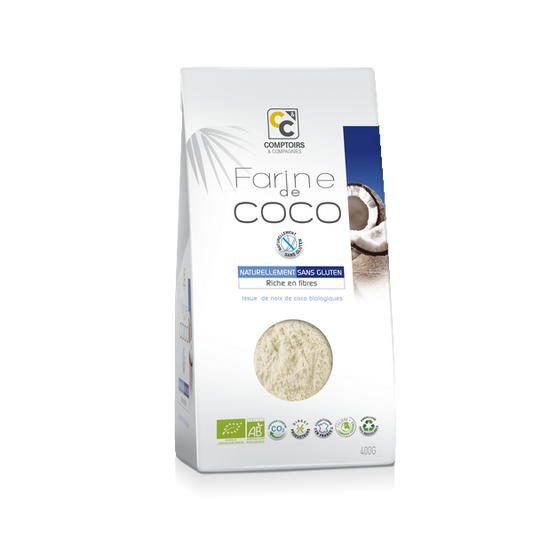 Comptoirs & Compagnies -- Farine de noix de coco bio filière équitable - 400 g