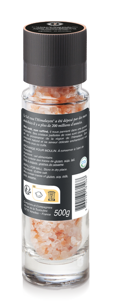 Comptoirs & Compagnies -- Moulin le sel rose de l'himalaya cristaux - 100 g