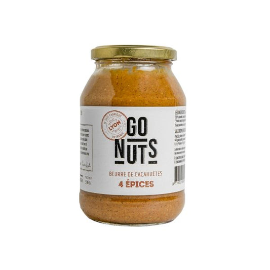 Go Nuts -- Beurre de cacahuètes 4 épices bio - 500 g