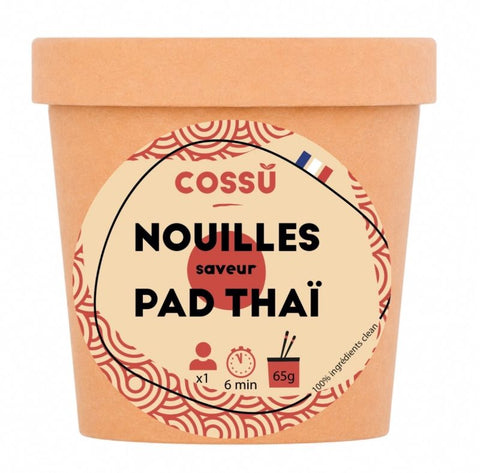 Cossu -- cups de nouilles Pad Thaï bio - 65 g x 6