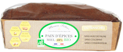 Pain d'épices tranché bio au miel - 1