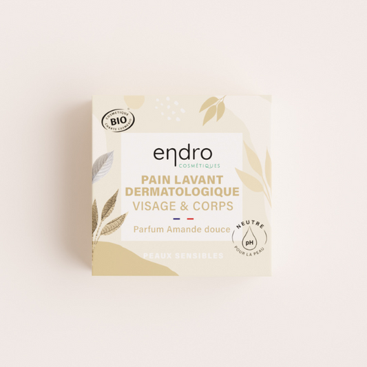 Endro -- Pain lavant dermatologique à l'amande douce - 85 ml