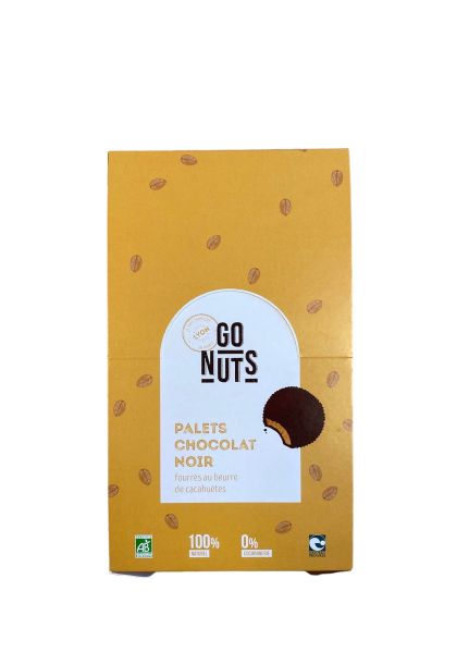 Palets chocolat noir fourrage beurre de cacahuètes bio (prêt à vendre) - 1