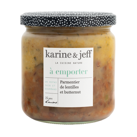 Parmentier de lentilles et butternut bio - 1