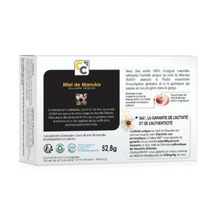 Comptoirs & Compagnies -- Pastilles pour la gorge cœur fondant au miel de manuka iaa15+ - 52.8 g