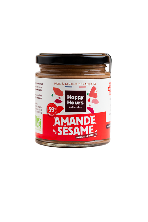 Pâte à tartiner amande sésame miel bio - 1