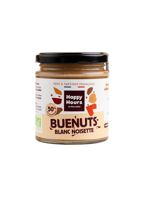 Pâte à tartiner buenuts blanc noisette bio - 1